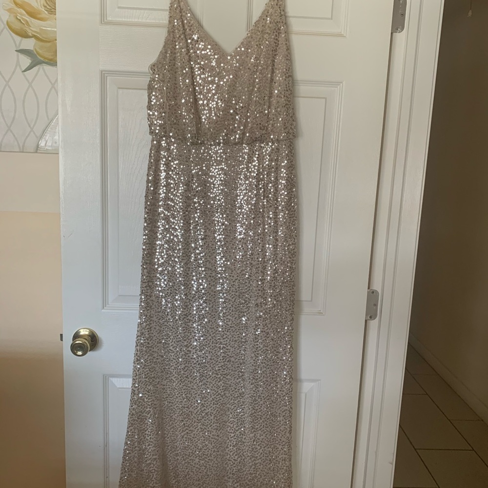 Champagne Sequin Gown